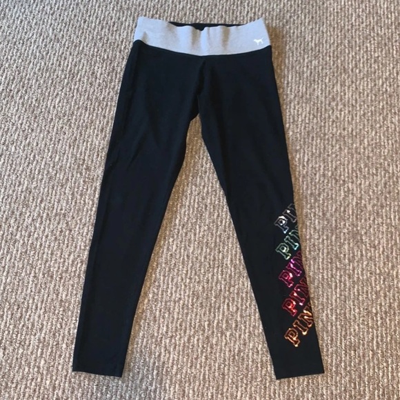 Victoria’s Secret Pink High-Waisted Leggings - Picture 1 of 4